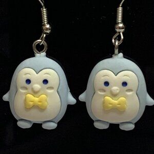 Penguin Earring, Penguin Jewelry, Gift Idea, Silly Earring, Cute Earring